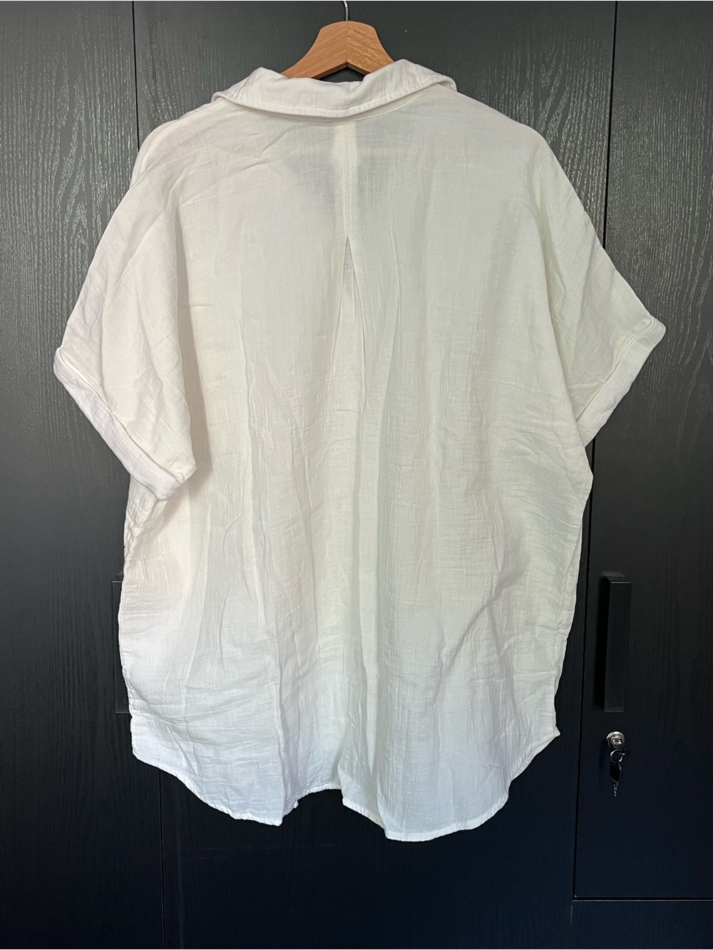 NWT Pact Organic Coastal Double Gauze Oversized Shirt - Picture 2 of 11